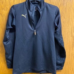 Puma half zip up shirt